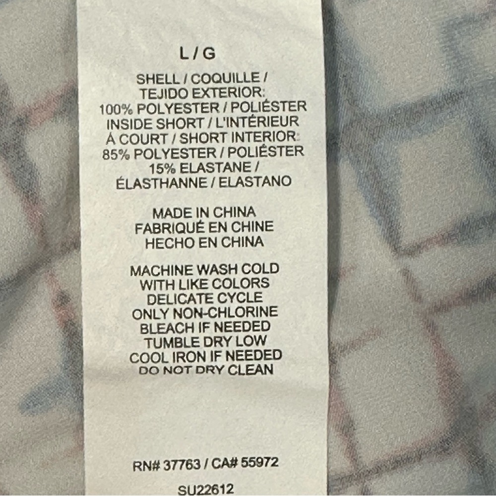 PGA TOUR Skort Athletic Light Blue Golf Pickle Ball Size L Athletic pick… - Picture 7 of 11